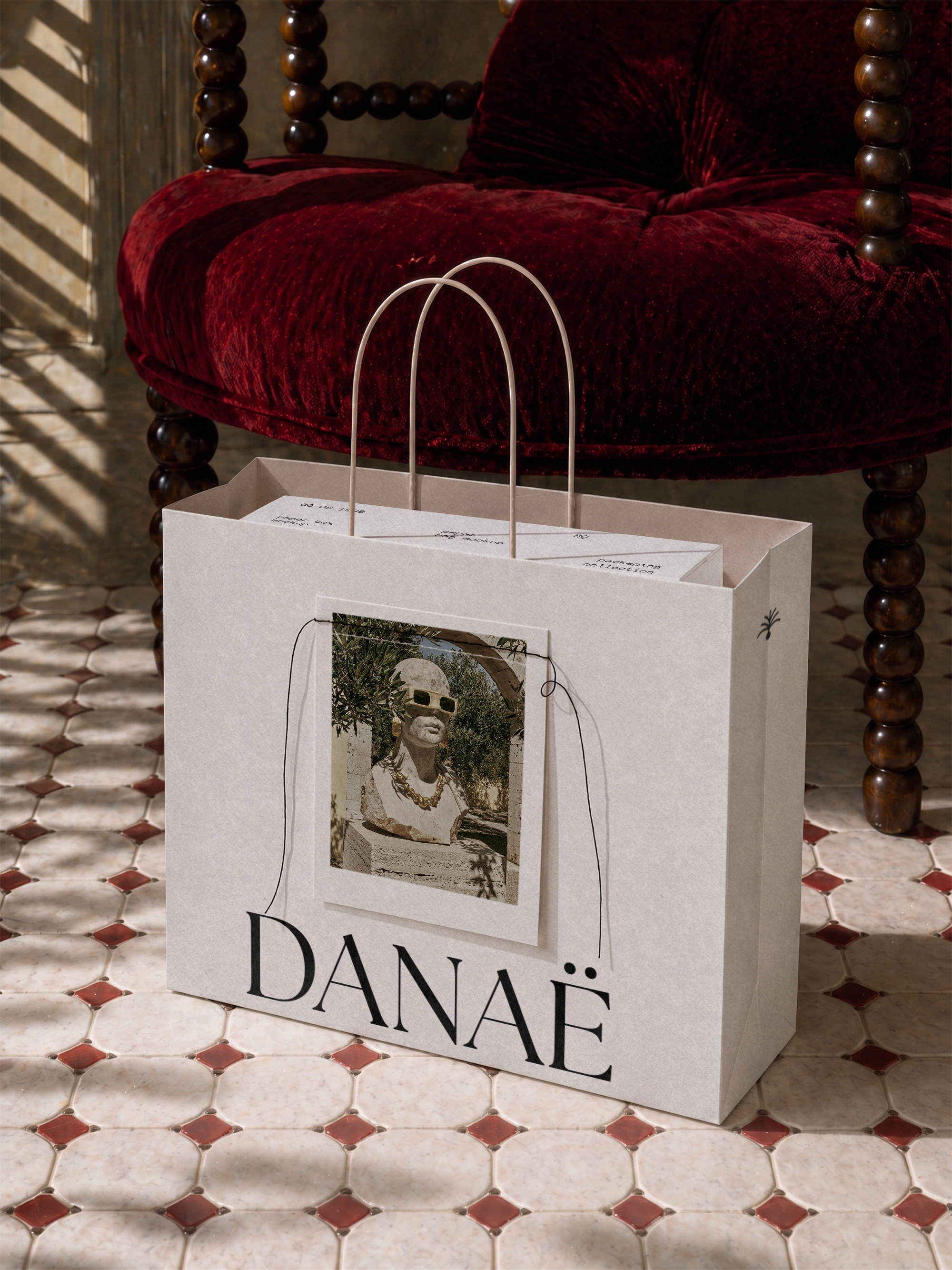 DANAË packaging — shopping bag