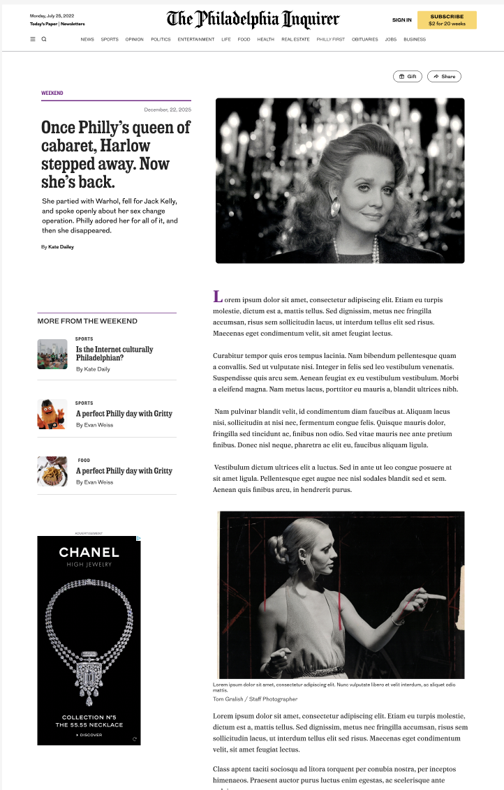 CTA exploration — More from the Weekend sidebar